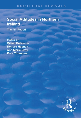 Бумажная книга «Social Attitudes in Northern Ireland: The 7th Report 1997-1998», авторов Дейрдре Хинан, Джиллиан Робинсон - фото №1