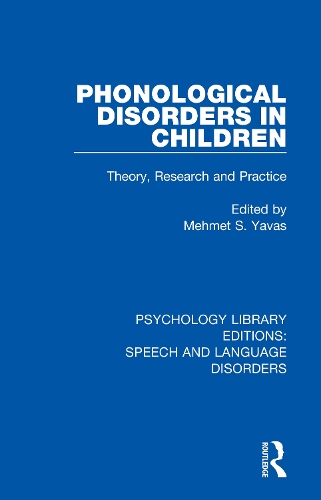 Бумажная книга «Phonological Disorders in Children: Theory, Research and Practice» - фото №1