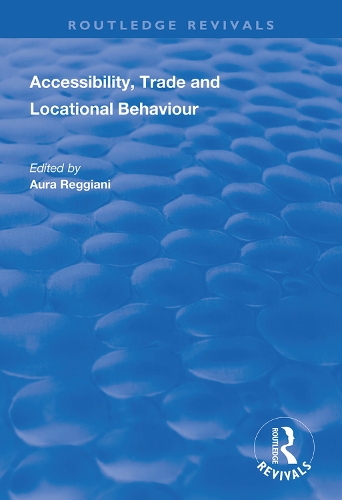 Бумажная книга «Accessibility, Trade and Locational Behaviour» - фото №1