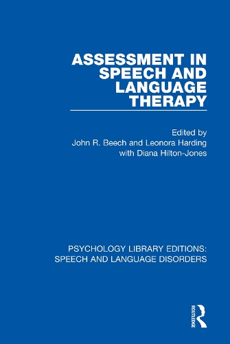 Бумажная книга «Assessment in Speech and Language Therapy» - фото №1