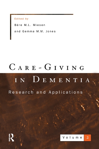 Бумажная книга «Care-Giving In Dementia 2» - фото №1