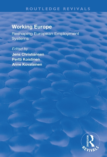 Бумажная книга «Working Europe: Reshaping European employment systems» - фото №1