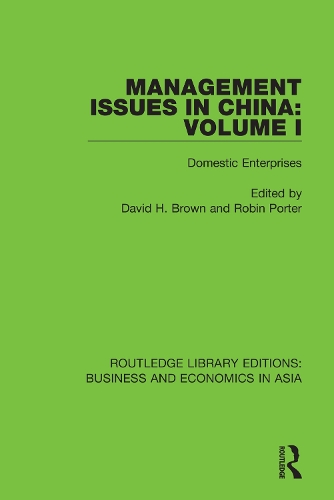 Бумажная книга «Management Issues in China: Volume 1: Domestic Enterprises» - фото №1