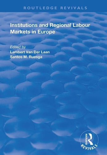 Бумажная книга «Institutions and Regional Labour Markets in Europe» - фото №1