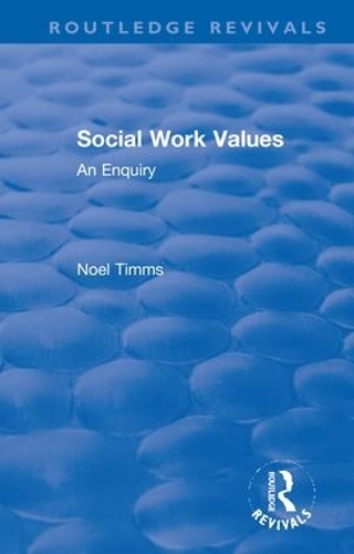 Бумажная книга «Social Work Values: An Enquiry», автор Ноэль Тиммс - фото №1