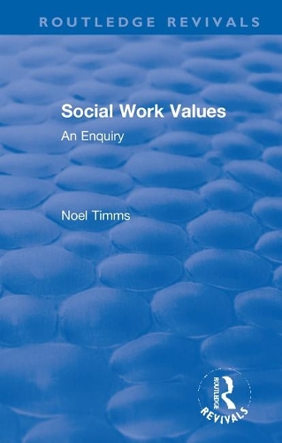 Бумажная книга «Social Work Values: An Enquiry», автор Ноэль Тиммс - фото №1
