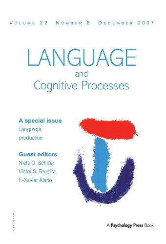 [object Object] «Language Production: Second International Workshop on Language Production: A Special Issue of Language and Cognitive Processes» - фото №1