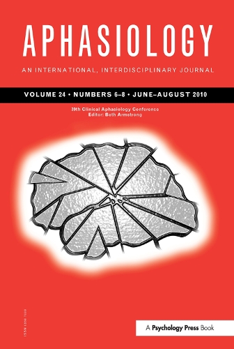 Бумажная книга «39th Clinical Aphasiology Conference: A Special Issue of Aphasiology» - фото №1