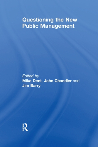 Паперова книга «Questioning the New Public Management», автор Джон Чандлер - фото №1