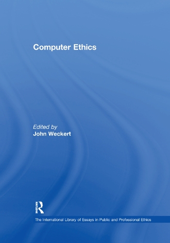Паперова книга «Computer Ethics» - фото №1
