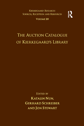 Бумажная книга «Volume 20: The Auction Catalogue of Kierkegaard's Library», авторов Герхард Шрайбер, Каталин Нун - фото №1