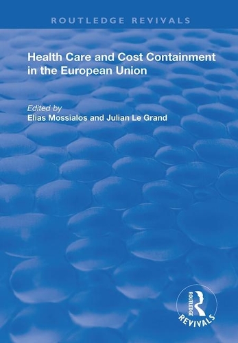 Бумажная книга «Health Care and Cost Containment in the European Union» - фото №1