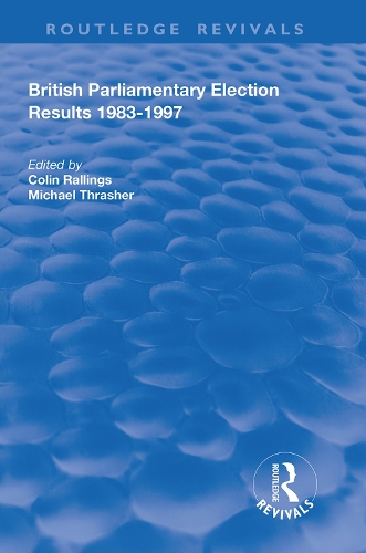 Бумажная книга «British Parliamentary Election Results 1983-1997» - фото №1