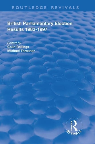 Бумажная книга «British Parliamentary Election Results 1983-1997» - фото №1