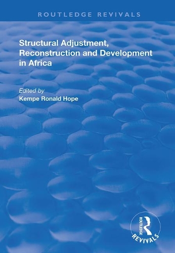 Паперова книга «Structural Adjustment, Reconstruction and Development in Africa» - фото №1