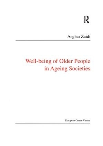 Бумажная книга «Well-Being of Older People in Ageing Societies», автор Асгар Заиди - фото №1