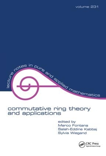 Бумажная книга «Commutative Ring Theory and Applications» - фото №1