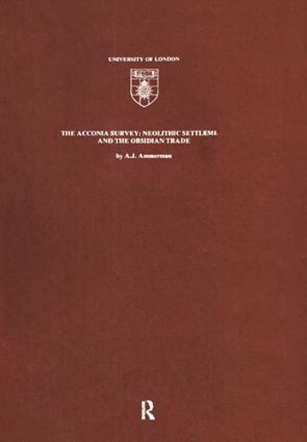 Бумажная книга «The Acconia Survey: Neolithic Settlement and the Obsidian Trade» - фото №1