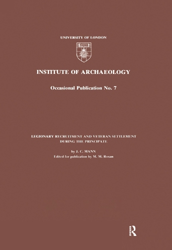 Бумажная книга «Legionary Recruitment and Veteran Settlement During the Principate», автор Джей Си Манн - фото №1