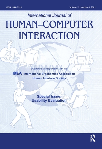 [object Object] «Usability Evaluation: A Special Issue of the International Journal of Human-Computer Interaction» - фото №1