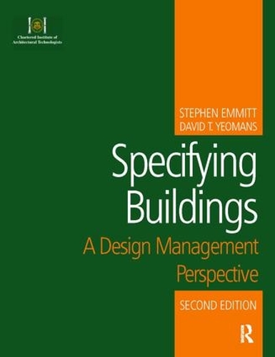 Паперова книга «Specifying Buildings», автор Стівен Еммітт - фото №1