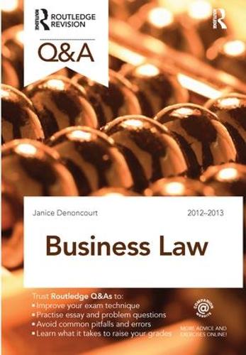 Паперова книга «Q&A Business Law», автор Дженіс Денонкур - фото №1