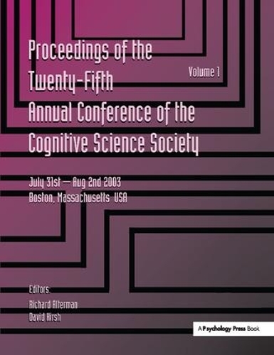 Бумажная книга «Proceedings of the 25th Annual Cognitive Science Society: Part 1 and 2» - фото №1