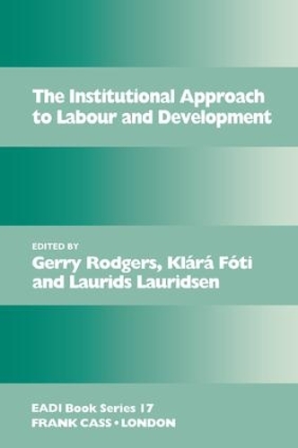 Паперова книга «The Institutional Approach to Labour and Development» - фото №1