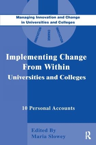 Паперова книга «Implementing Change from Within in Universities and Colleges: Ten Personal Accounts from Middle Managers» - фото №1