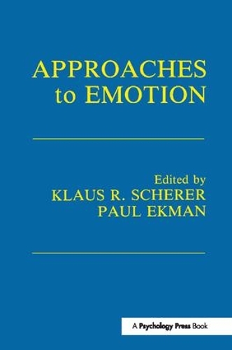 Бумажная книга «Approaches To Emotion» - фото №1