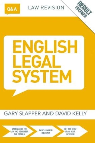 Бумажная книга «Q&A English Legal System», авторов Дэвид Келли, Гэри Слэппер - фото №1
