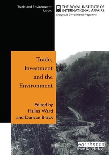 Паперова книга «Trade Investment and the Environment», автор Халіна Ворд - фото №1
