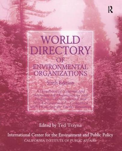 Бумажная книга «World Directory of Environmental Organizations», авторов Джули Дидион, Таддеус К. Тржина - фото №1