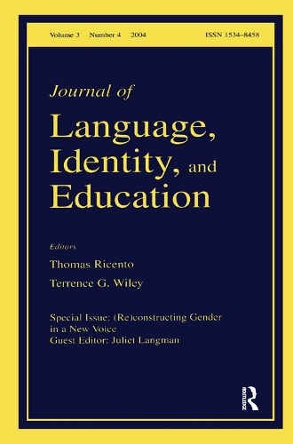 Бумажная книга «(Re)constructing Gender in a New Voice: A Special Issue of the Journal of Language, Identity, and Education» - фото №1
