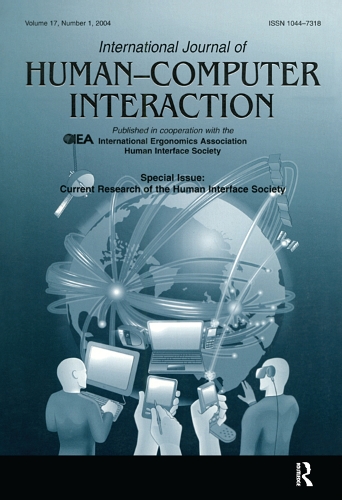 Паперова книга «Current Research of the Human Interface Society: A Special Issue of the international Journal of Human-computer Interaction» - фото №1