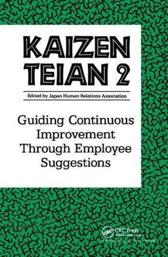 Паперова книга «Kaizen Teian 2: Guiding Continuous Improvement Through Employee Suggestions» - фото №1