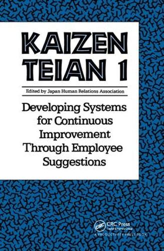Паперова книга «Kaizen Teian 1: Developing Systems for Continuous Improvement Through Employee Suggestions» - фото №1