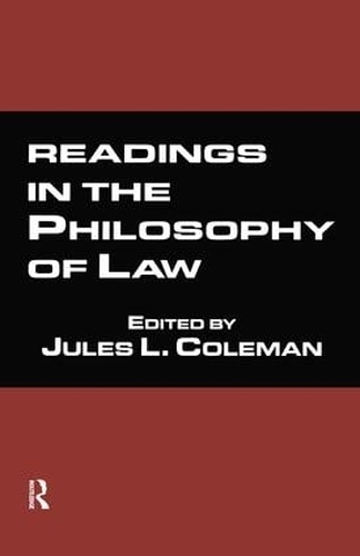 Бумажная книга «Readings in the Philosophy of Law» - фото №1