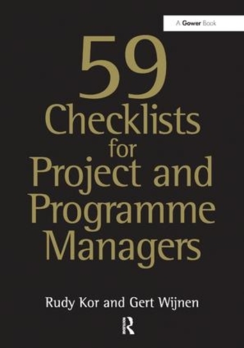 Паперова книга «59 Checklists for Project and Programme Managers», автор Руді Кор - фото №1
