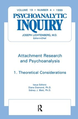 Бумажная книга «Attachment Research and Psychoanalysis: Psychoanalytic Inquiry, 19.4» - фото №1