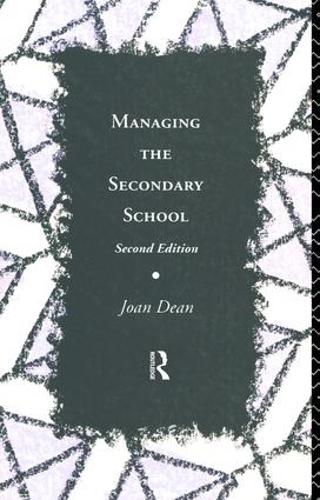 Бумажная книга «Managing the Secondary School», автор Джоан Дин - фото №1