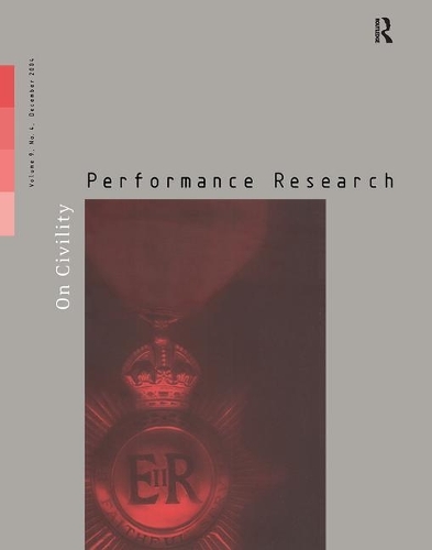 Паперова книга «Performance Research 9:4 Dec 2» - фото №1