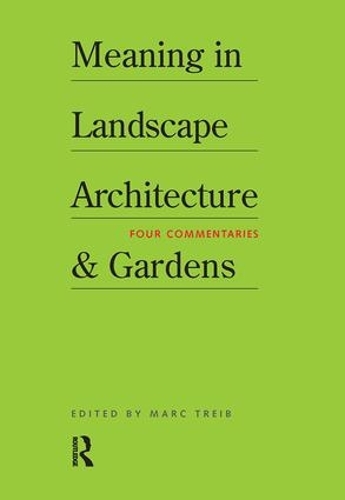 Бумажная книга «Meaning in Landscape Architecture and Gardens», автор Найджел Раппорт - фото №1