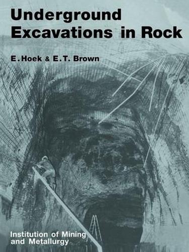 Паперова книга «Underground Excavations in Rock», авторів Е. Гук, Е.Т. Браун - фото №1