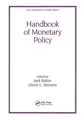 Бумажная книга «Handbook of Monetary Policy» - фото №1