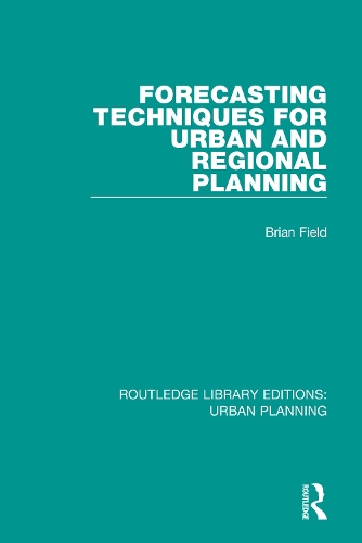 Бумажная книга «Forecasting Techniques for Urban and Regional Planning», автор Брайан Филд - фото №1