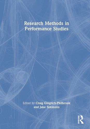 Бумажная книга «Research Methods in Performance Studies» - фото №1