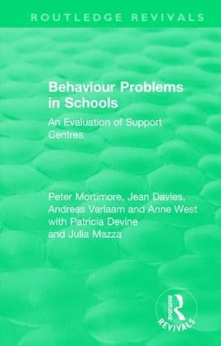 [object Object] «Behaviour Problems in Schools: An Evaluation of Support Centres», авторів Андреас Варлаам, Енн Вест, Жан Девіс, Пітер Мортимор - фото №1