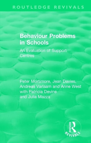 [object Object] «Behaviour Problems in Schools: An Evaluation of Support Centres», авторів Андреас Варлаам, Енн Вест, Жан Девіс, Пітер Мортимор - фото №1