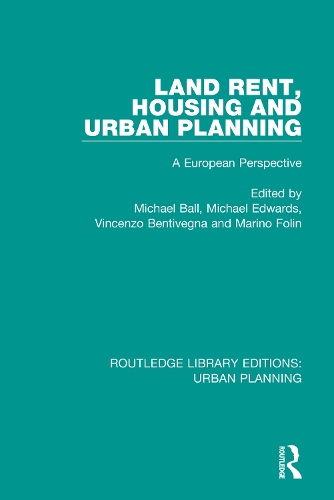 Паперова книга «Land Rent, Housing and Urban Planning: A European Perspective» - фото №1